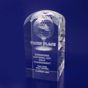 3D Crystal Dome Top Tower (120mm)