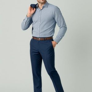 Mens Renew Slim Fit Flat Front Pant