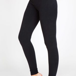 Womens Cotton Spandex Full Length Legging