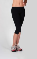Womens Cotton Spandex 3/4 Leggings