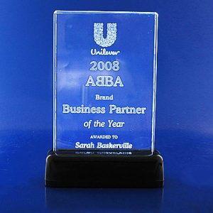 3D Crystal Small Studio Plaque