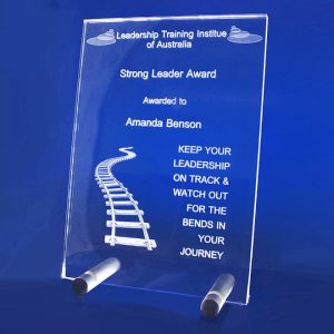 3D Crystal A4 Studio Plaque