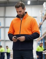 Hi-Vis Polar Fleece Full Zip Jacket