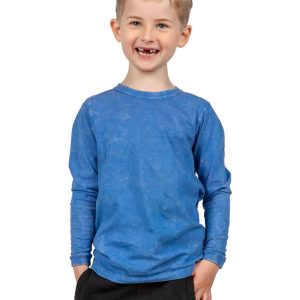 Kid's Stone Wash Long Sleeve T-shirt