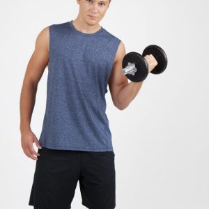 Mens Heather SLEEVELESS Tee - Greatness Range