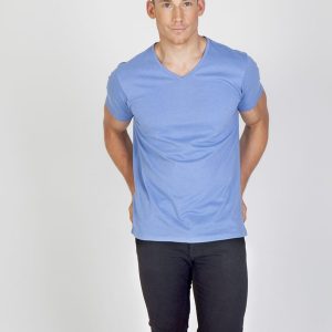 Mens Marl V-neck T-shirt