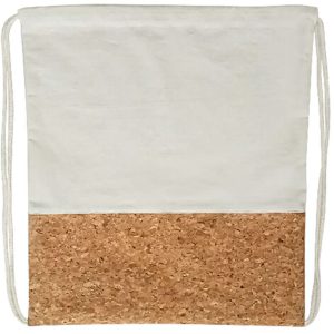 Denver cotton calico bag with cork