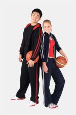 Womens Striped Track Pants