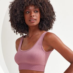 Ribbed Seamless 3D Fit Sport Bra