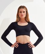 Ribbed Seamless 3D Fit Crop Top