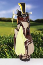 Bamboo Golf Towel with plastic hook