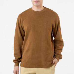 Garment Dye Heavy Thermal Crewneck