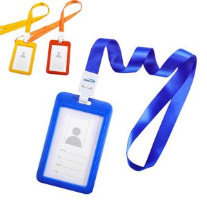 Portable Employee Plastic ID Card Holder