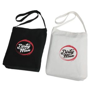 12 oz. Canvas Messenger Tote Bag with Long Strap
