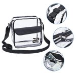 Clear Crossbody Messenger Shoulder Bag