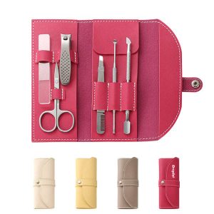Manicure Set With PU Leather Case