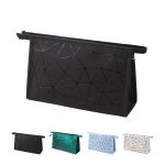 PU Diamond Printed Makeup Pouch