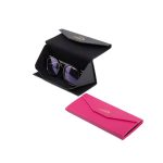 Leather Triangular Folding Glasses Case
