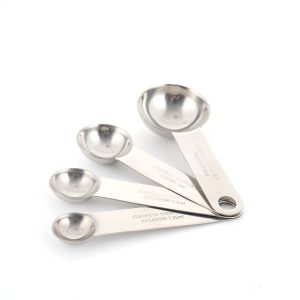 4Pcs Stainless Steel Measuring Spoon Set