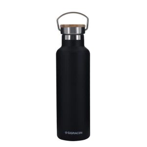 750ml Stainless Steel Vacuum Bottle With Bamboo Lid