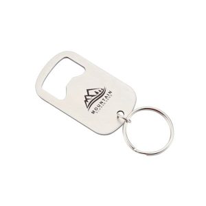 Custom Stainless Steel Bottle Opener Keychain