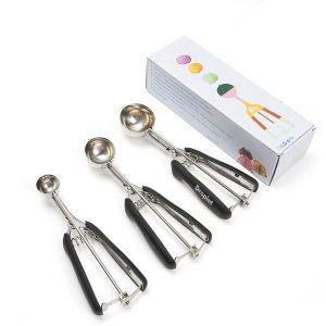 3 Pcs Multifunctional Stainless Steel Ice Cream Scoop