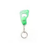 Foot Shape Bottle Opener Keychain