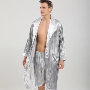 Men's Silk Robe