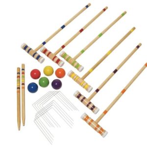 Promotional Croquet Set With Mesh Bag