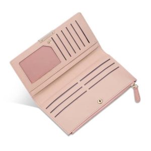 Women's PU Leather Long Wallet