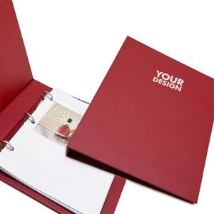 Custom Paper Cardboard 3 Ring Binder