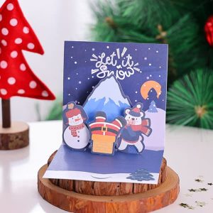 3D Pop-Up Gift Greeting Card