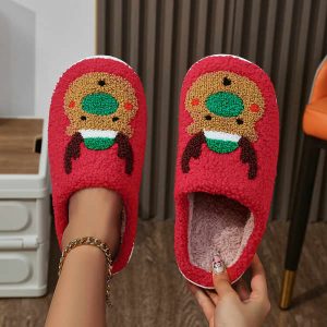 Personalized Christmas Fuzzy Slippers