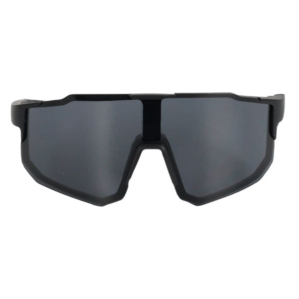 Polarized outdoor sunglasses with a sleek black frame and dark lenses, featuring a logo on the side. Polarized Sports Outdoor Sunglasses - Image 1