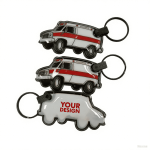 Customizable LED Plastic Keychains