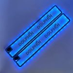 58.5*8.9cm Custom Waterproof Rubber Led Bar Mat