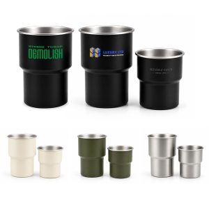 280ML/500ML Stainless Steel Camping Mug