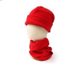 Fleece Winter Set With Drawstring Pouch