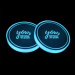 Rechargeable Auto LED Coaster Lights